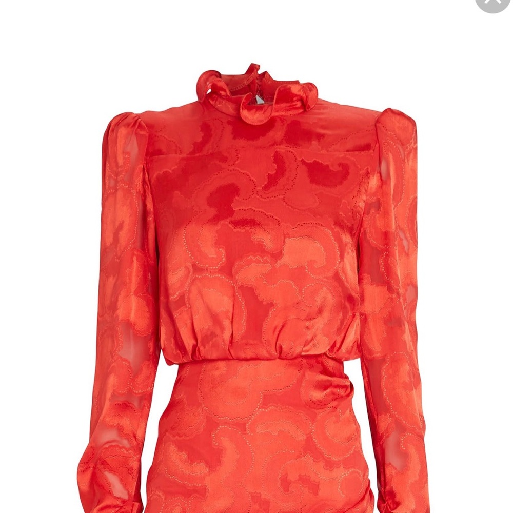 Jacquard mini dress